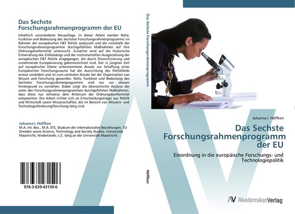 Produktbild: Das Sechste Forschungsrahmenprogramm der EU