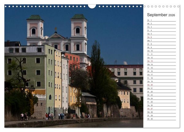 Produktbild: Pittoreskes Passau (Wandkalender 2026 DIN A3 quer), CALVENDO Monatskalender