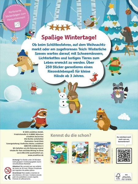 Produktbild: Erstes Stickern &ndash; Im Winter