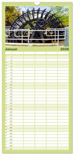 Produktbild: Familienplaner 2026 - Ein Blick auf Lippstadt mit 5 Spalten (Wandkalender, 21 x 45 cm) CALVENDO