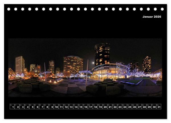 Produktbild: Vancouver / Kanada in faszinierender 360&deg; Panorama-Photographie (Tischkalender 2026 DIN A5 quer), CALVENDO Monatskalender