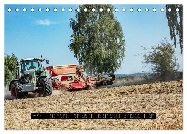 Produktbild: Landwirtschaft - Von der Saat bis zur Ernte (Tischkalender 2026 DIN A5 quer), CALVENDO Monatskalender