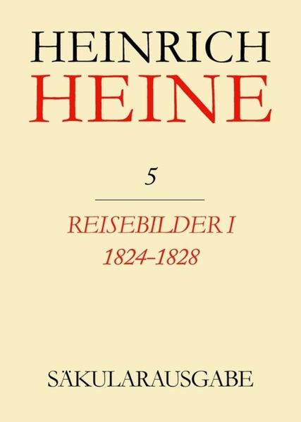 Produktbild: Reisebilder I 1824-1828
