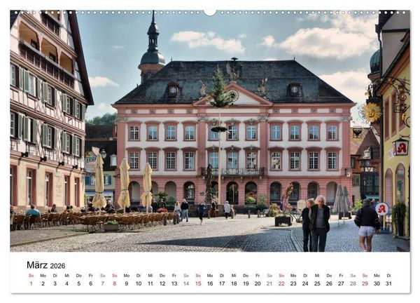 Produktbild: Gengenbach - romantisches Kleinod im Schwarzwald (hochwertiger Premium Wandkalender 2026 DIN A2 quer), Kunstdruck in Hochglanz