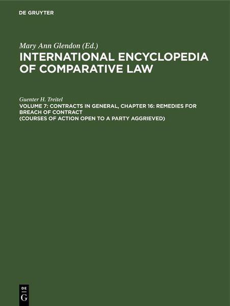 Produktbild: Contracts in general, Chapter 16: Remedies for Breach of Contract (Courses of Action Open to a Party Aggrieved)