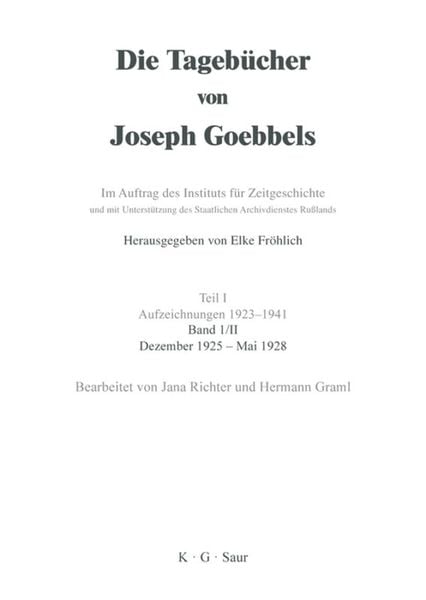 Produktbild: Dezember 1925 - Mai 1928