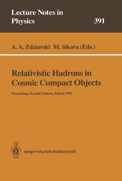 Produktbild: Relativistic Hadrons in Cosmic Compact Objects
