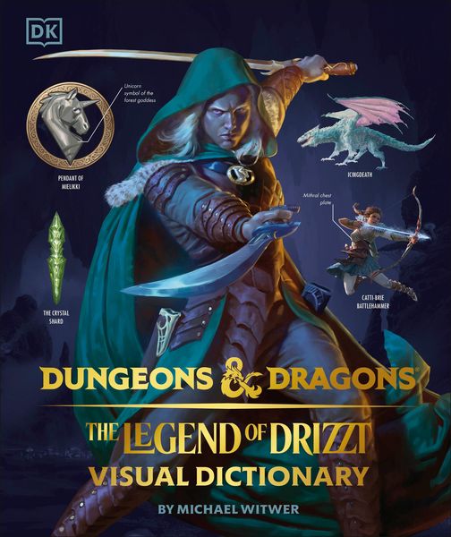 Produktbild: Dungeons & Dragons The Legend of Drizzt Visual Dictionary