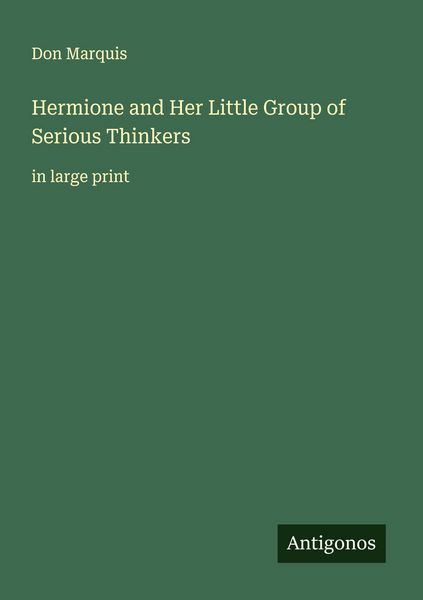 Produktbild: Hermione and Her Little Group of Serious Thinkers