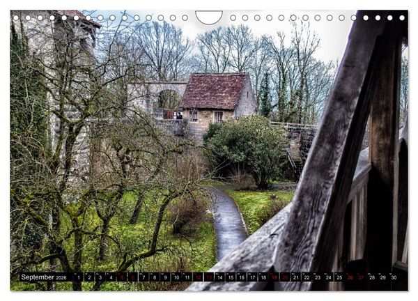 Produktbild: Rothenburg o.d. Tauber - Ansichten einer mittelalterlichen Stadt (Wandkalender 2026 DIN A4 quer), CALVENDO Monatskalender