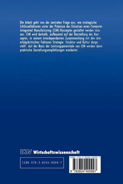 Produktbild: CIM und strategisches Management