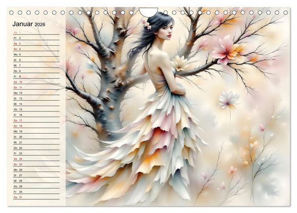 Produktbild: Waldgeborene Eleganz (Wandkalender 2026 DIN A4 quer), CALVENDO Monatskalender