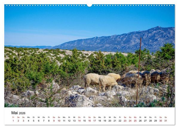 Produktbild: Kroatien 2026 (hochwertiger Premium Wandkalender 2026 DIN A2 quer), Kunstdruck in Hochglanz
