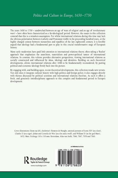 Produktbild: Ideology and Foreign Policy in Early Modern Europe (1650-1750)