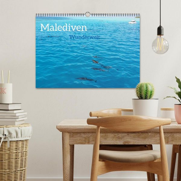 Produktbild: MALEDIVEN Wunderwelt (Wandkalender 2026 DIN A3 quer), CALVENDO Monatskalender