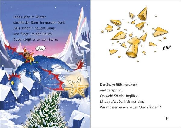Produktbild: Lesel&ouml;wen-Adventskalender f&uuml;r Erstleser - Drachen