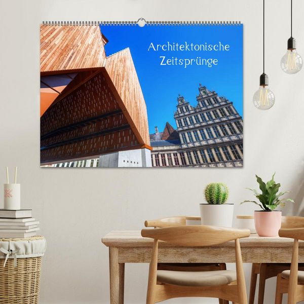 Produktbild: Architektonische Zeitspr&uuml;nge (Wandkalender 2026 DIN A2 quer), CALVENDO Monatskalender