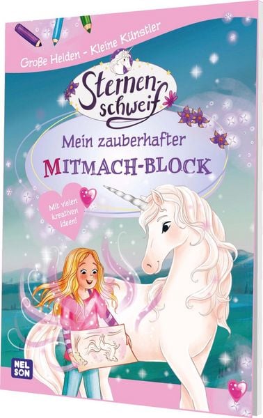 Produktbild: Große Helden - Kleine Künstler: Sternenschweif: Mein zauberhafter Mitmach-Block