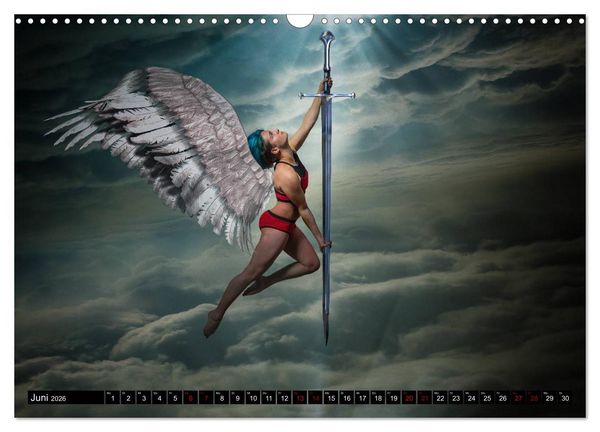 Produktbild: Pole Dance Engel (Wandkalender 2026 DIN A3 quer), CALVENDO Monatskalender