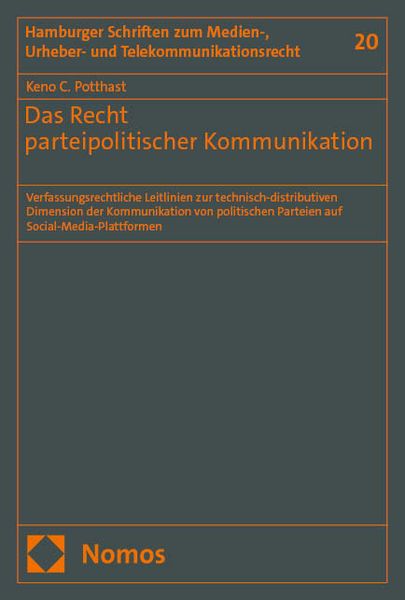Produktbild: Das Recht parteipolitischer Kommunikation