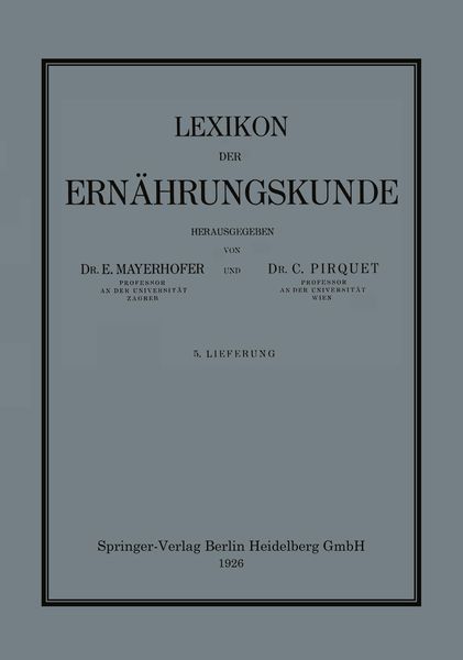 Produktbild: Lexikon der Ern&auml;hrungskunde