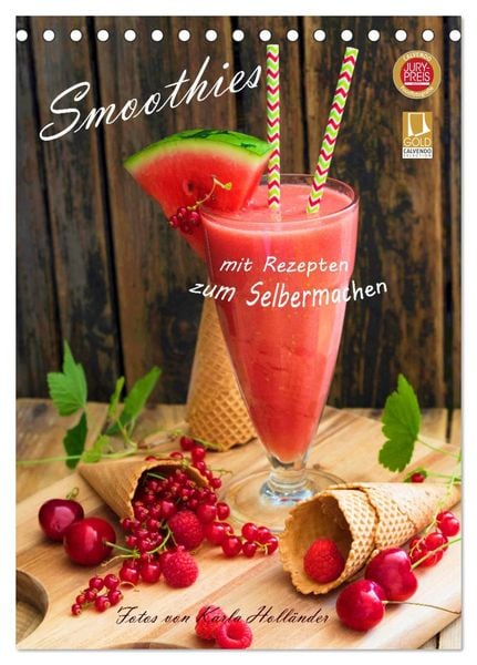 Produktbild: Smoothies zum Selbermachen (Tischkalender 2026 DIN A5 hoch), CALVENDO Monatskalender