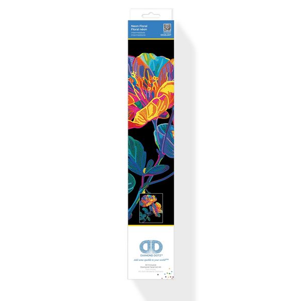 Produktbild: DIAMOND DOTZ - Diamond Painting Neon Blumen