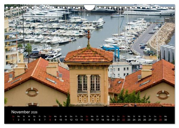 Produktbild: Faszination Monaco (Wandkalender 2026 DIN A4 quer), CALVENDO Monatskalender