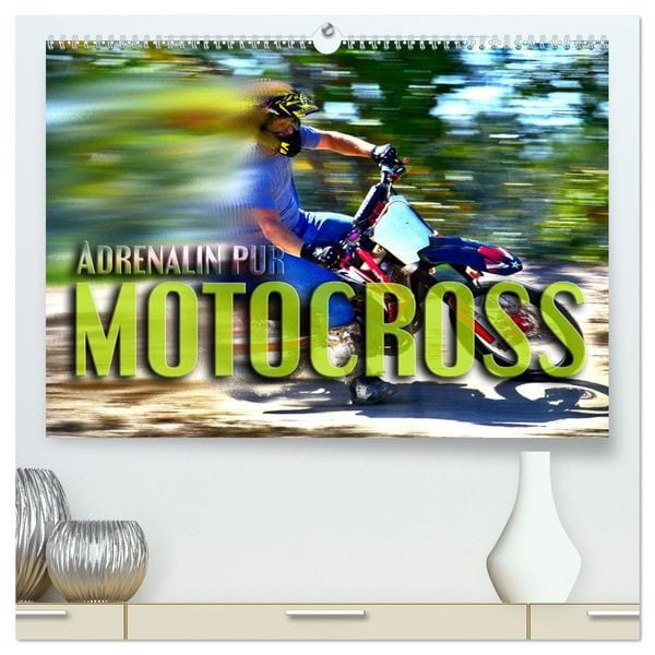 Produktbild: Motocross - Adrenalin pur (hochwertiger Premium Wandkalender 2026 DIN A2 quer), Kunstdruck in Hochglanz