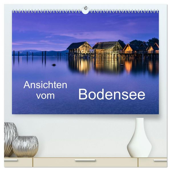 Produktbild: Ansichten vom Bodensee (hochwertiger Premium Wandkalender 2026 DIN A2 quer), Kunstdruck in Hochglanz