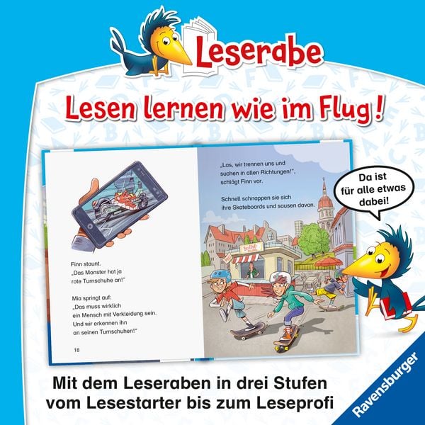 Produktbild: Leserabe 2. Lesestufe - Ein Fall f&uuml;r die Skater-Bande