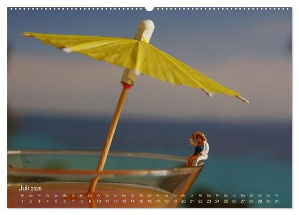 Produktbild: Das geheime Leben von Miniatur-Figuren (hochwertiger Premium Wandkalender 2026 DIN A2 quer), Kunstdruck in Hochglanz