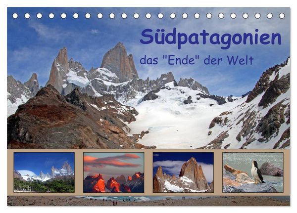Produktbild: S&uuml;dpatagonien &ndash; das "Ende" der Welt (Tischkalender 2026 DIN A5 quer), CALVENDO Monatskalender