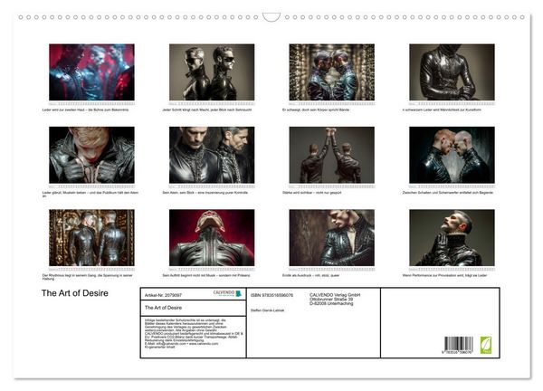 Produktbild: The Art of Desire (Wandkalender 2026 DIN A2 quer), CALVENDO Monatskalender