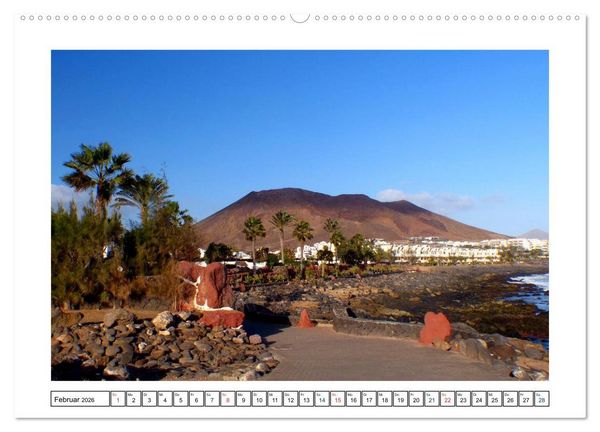 Produktbild: Lanzarote - Playa Blanca (Wandkalender 2026 DIN A2 quer), CALVENDO Monatskalender