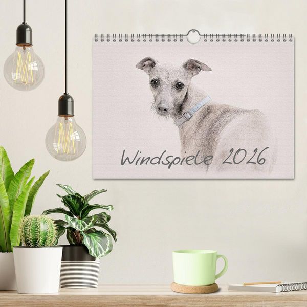 Produktbild: Windspiele 2026 (Wandkalender 2026 DIN A4 quer), CALVENDO Monatskalender