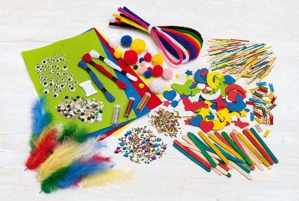 Produktbild: Folia Kreativ Box MATERIAL MIX 1300+ Teile