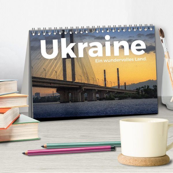 Produktbild: Ukraine - Ein wundervolles Land. (Tischkalender 2026 DIN A5 quer), CALVENDO Monatskalender
