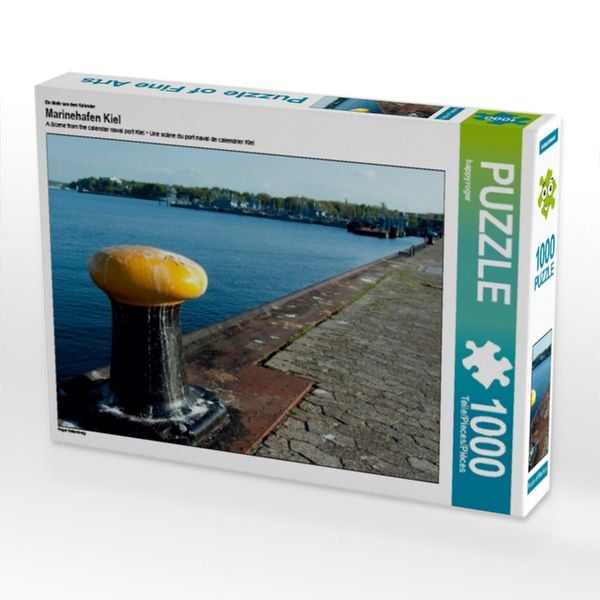 CALVENDO Puzzle Ein Motiv aus dem Kalender Marinehafen Kiel | 1000 Teile Lege-Größe 64x48cm Foto-Puzzle für glückliche Stunden