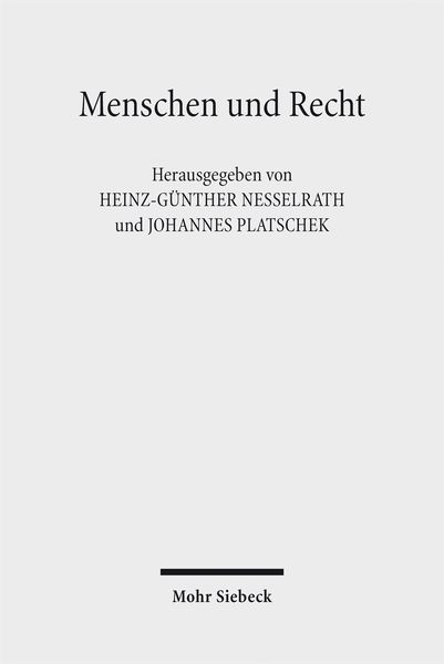 Produktbild: Menschen und Recht