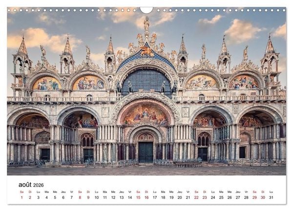Produktbild: Les merveilles de Venise (Calendrier mural 2026 DIN A3 vertical), CALVENDO calendrier mensuel