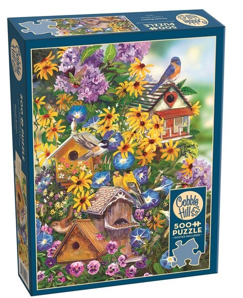 Produktbild: Vogelh&auml;user und Sonnenblumen 500 Teile