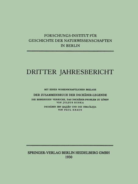 Produktbild: Dritter Jahresbericht