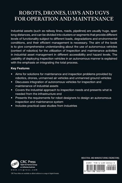 Produktbild: Robots, Drones, UAVs and UGVs for Operation and Maintenance