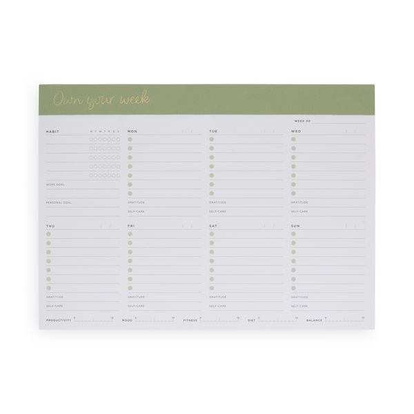 Produktbild: Planer Own your week, Matcha