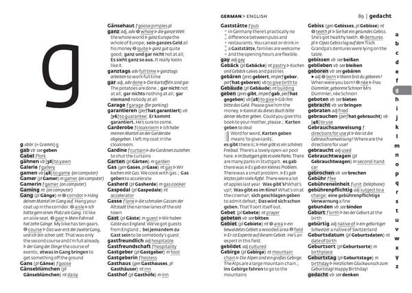 Produktbild: German School Gem Dictionary