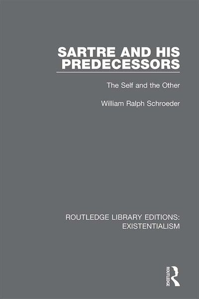 Produktbild: Sartre and his Predecessors