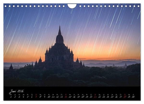 Produktbild: Faszination Milchstra&szlig;e - eine Reise zu den Nachtlandschaften unserer Erde (Wandkalender 2026 DIN A4 quer), CALVENDO Monatskalender