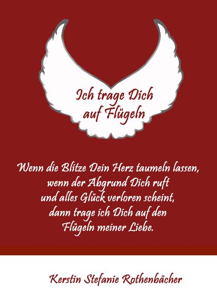 Produktbild: Ich trage Dich auf Fl&uuml;geln