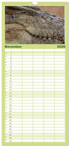 Produktbild: Familienplaner 2026 - Emotionale Momente: Afrika Wildlife. Part 3. mit 5 Spalten (Wandkalender, 21 x 45 cm) CALVENDO
